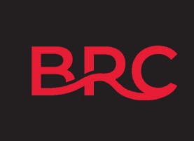 Black background with BRC in red text